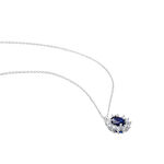 Collier Perez Argent Blanc Oxyde De Zirconium - Colliers fantaisie Femme | Histoire d&rsquo;Or