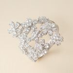 Bague Midnight Flower Argent Blanc Oxyde De Zirconium - Bagues avec pierre Femme | Histoire d&rsquo;Or