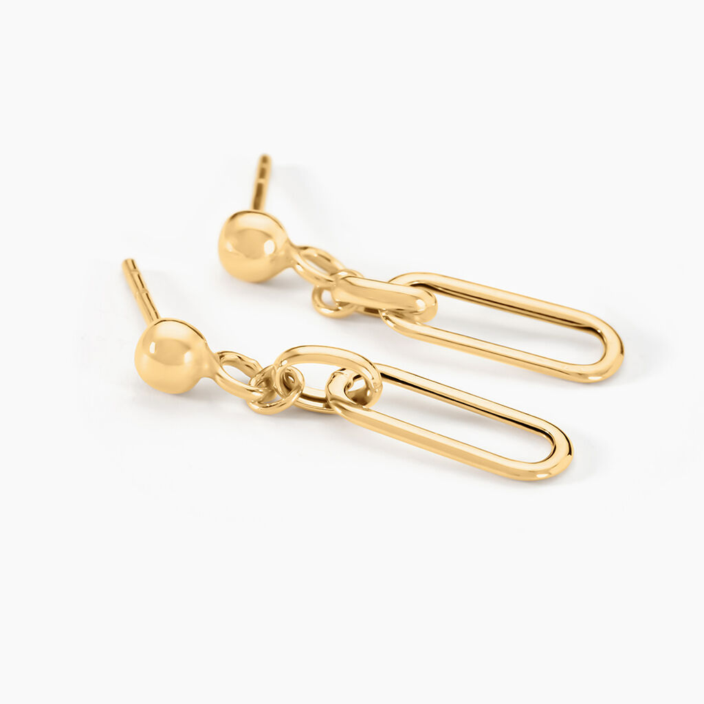 Boucles D'oreilles Pendantes Escape Or Jaune - Boucles d'oreilles pendantes Femme | Histoire d’Or