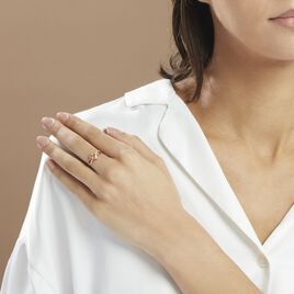 Bague Argent Rose Atieno Oxyde De Zirconium - Bagues Coeur Femme | Histoire d’Or