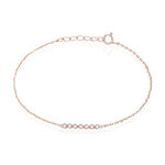 Bracelet Aryles Argent Rose Oxyde De Zirconium - Bracelets Femme | Histoire d&rsquo;Or
