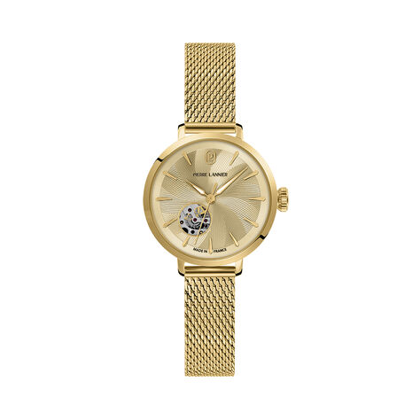 Montre Pierre Lannier Lannier Soline Champagne - Montres Femme | Histoire d&rsquo;Or
