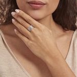 Bague Rayanna Or Blanc Diamant - Bagues avec pierre Femme | Histoire d&rsquo;Or