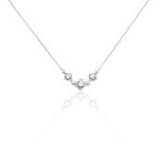 Collier Edyta Argent Blanc Oxyde De Zirconium - Colliers Femme | Histoire d&rsquo;Or