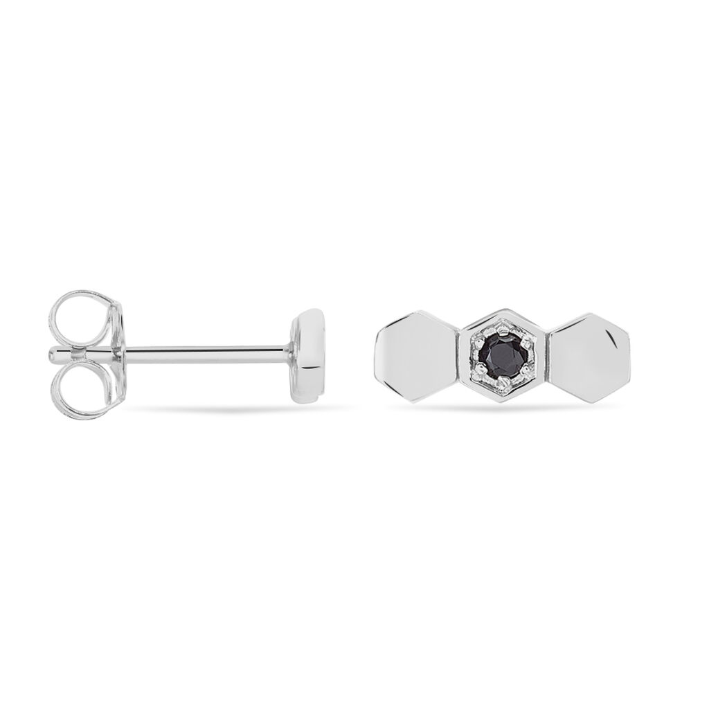 Boucles D'oreilles Pendantes Ondina Argent Blanc Oxyde De Zirconium - Boucles d'oreilles fantaisie Femme | Histoire d’Or