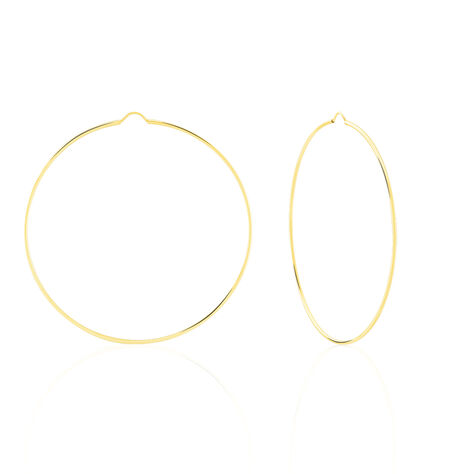 Créoles Dominae Or Jaune - Boucles d'oreilles créoles Femme | Histoire d’Or