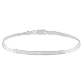 Bracelet Nuriaae Argent Blanc - Bracelets chaîne Femme | Histoire d’Or