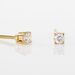Boucles D'oreilles Puces Or Jaune Victoria Diamants - Clous d'oreilles Femme | Histoire d’Or