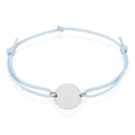 Bracelet Helenia Pastille Gravable Or Blanc - Bracelets Naissance Enfant | Histoire d’Or