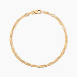 Bracelet Plaqu&eacute; Or Jaune Leanora - Bracelets Femme | Histoire d&rsquo;Or