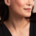 Boucles D'oreilles Puces Amalthee Argent Blanc Oxyde De Zirconium - Boucles d'oreilles fantaisie Femme | Histoire d&rsquo;Or