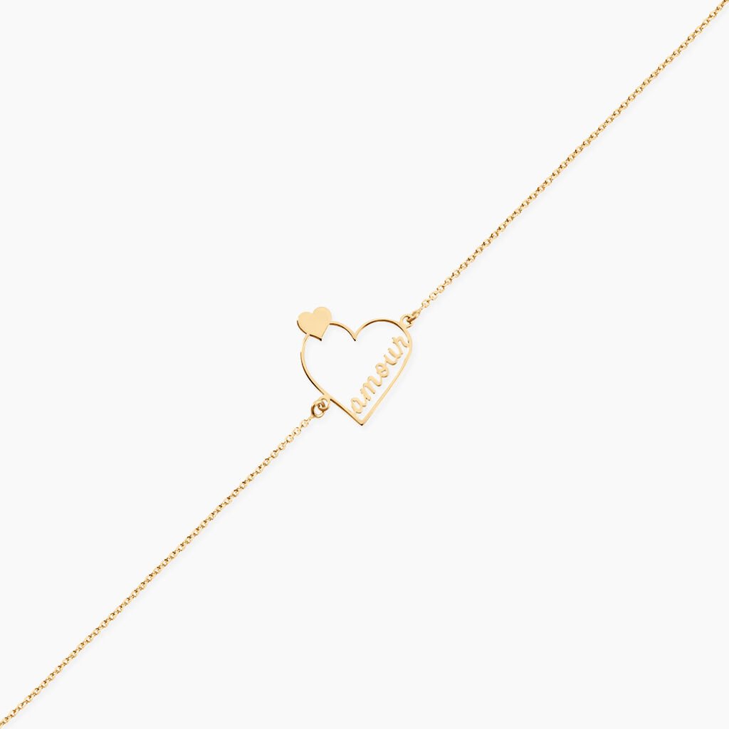 Bracelet Or Jaune Linaire - Bracelets Femme | Histoire d&rsquo;Or