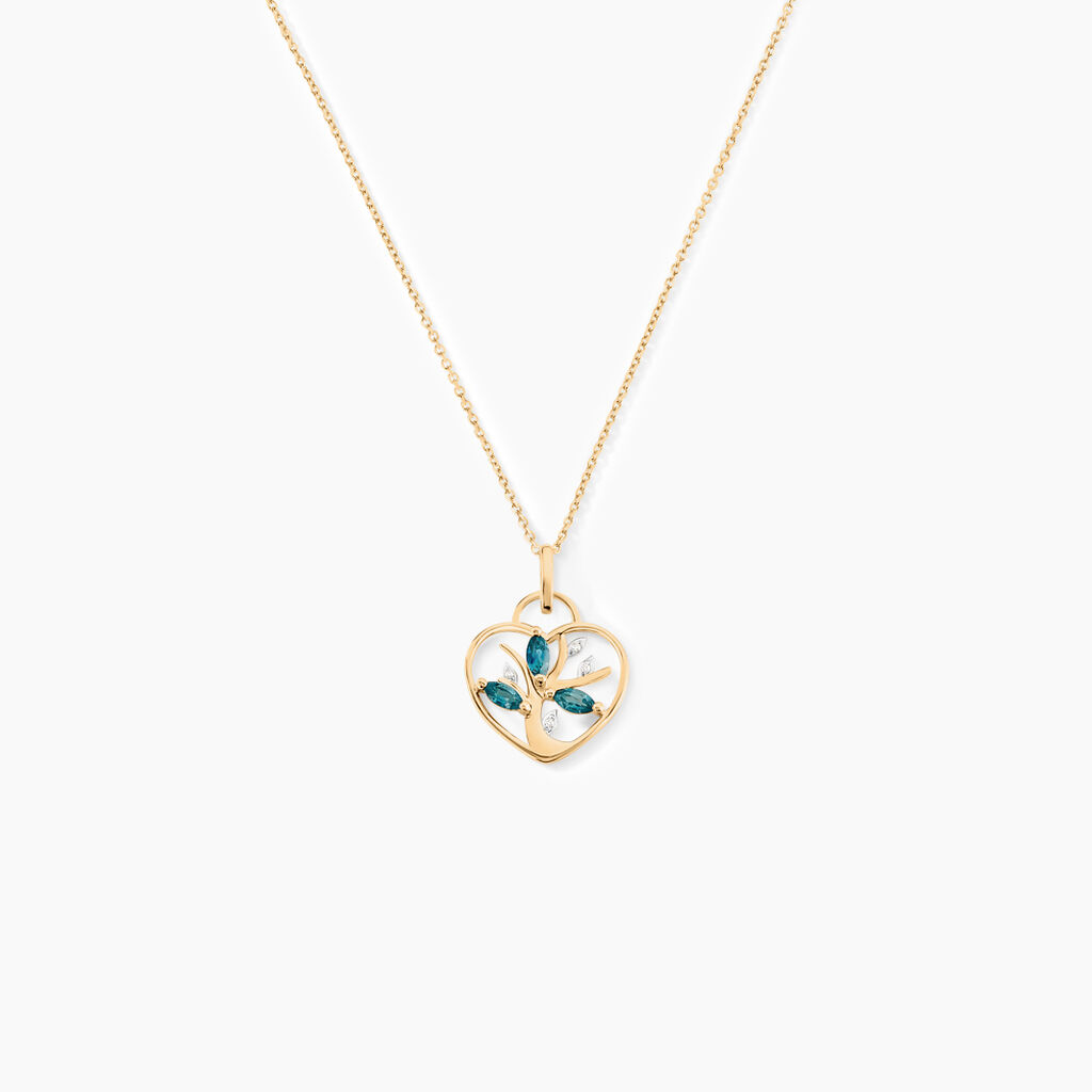 Pendentif Baylee Or Jaune Topaze Oxyde De Zirconium - Pendentifs Femme | Histoire d’Or