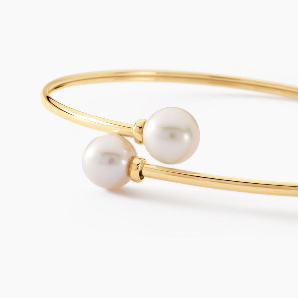Bracelet Jonc Sammy Or Jaune Perle De Culture - Bracelets joncs Femme | Histoire d’Or