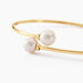 Bracelet Jonc Sammy Or Jaune Perle De Culture - Bracelets joncs Femme | Histoire d’Or