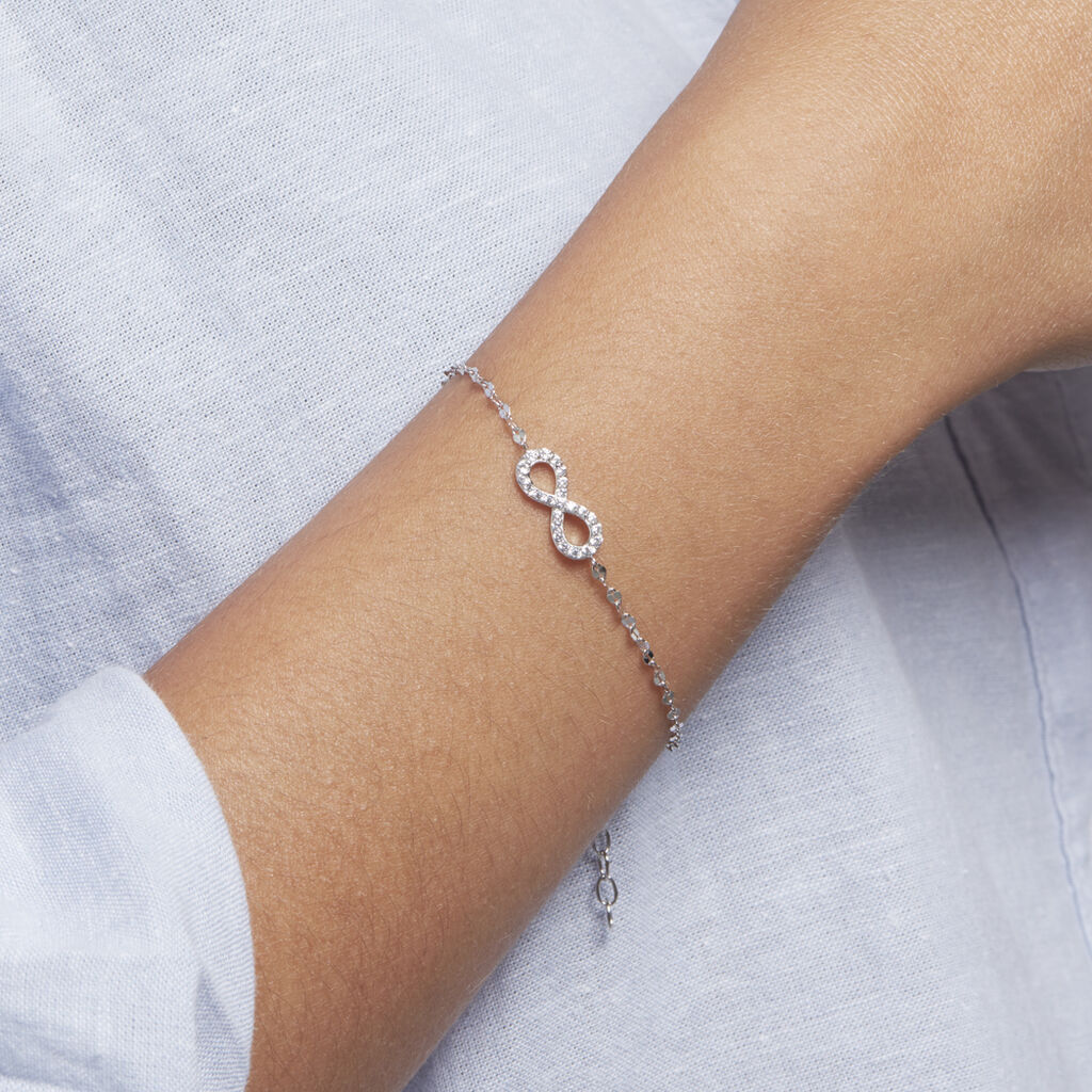 Bracelet Argent Wendel Oxydes De Zirconium - Bracelets Femme | Histoire d’Or