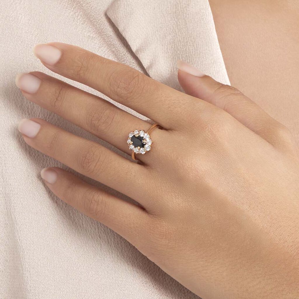 Bague Insaf Plaqué Or Jaune Oxyde De Zirconium - Bagues solitaires Femme | Histoire d’Or