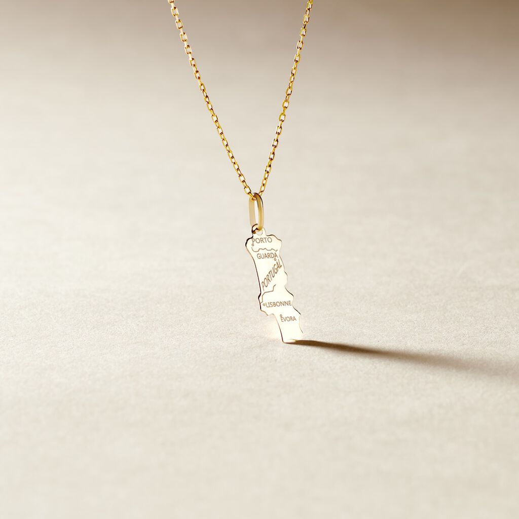 Pendentif Gaietana Portugal Or Jaune - Pendentifs Famille | Histoire d&rsquo;Or