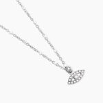 Collier Polka Argent Blanc Oxyde De Zirconium - Colliers fantaisie Femme | Histoire d&rsquo;Or