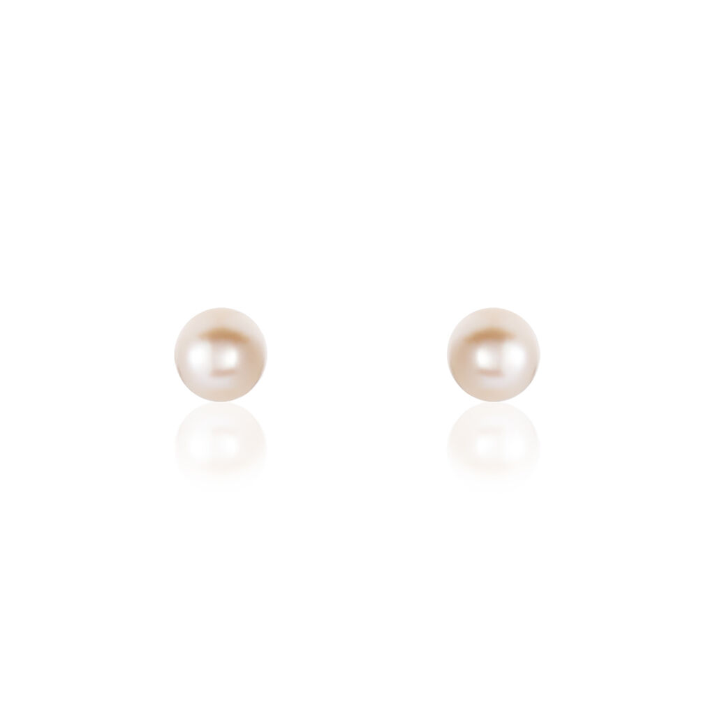 Boucles D'oreilles Suki Or Jaune Perle De Culture - Clous d'oreilles Femme | Histoire d’Or