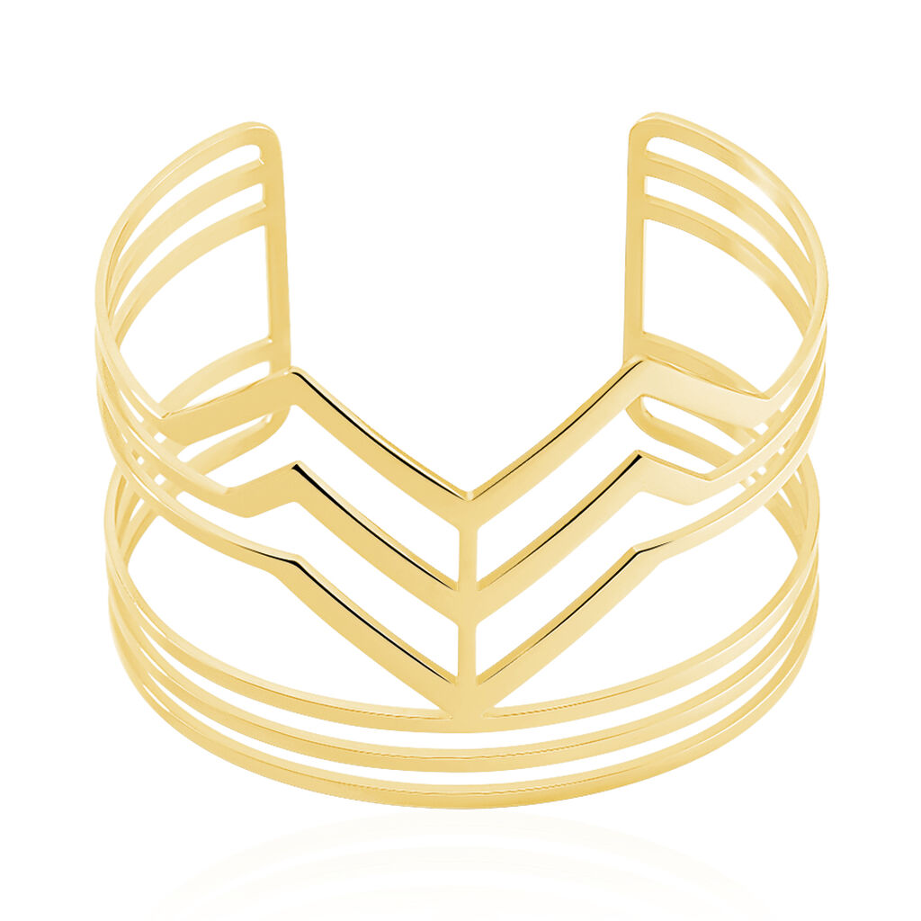 Bracelet Jonc Adel Acier Jaune - Bracelets Femme | Histoire d&rsquo;Or