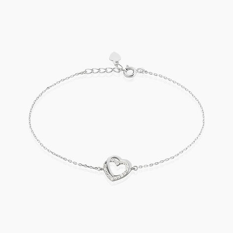 Bracelet Atoum Argent Oxyde De Zirconium - Bracelets Femme | Histoire d’Or