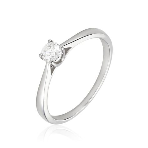 Bague Solitaire Aphrodite Platine Blanc Diamant - Bagues solitaires Femme | Histoire d’Or