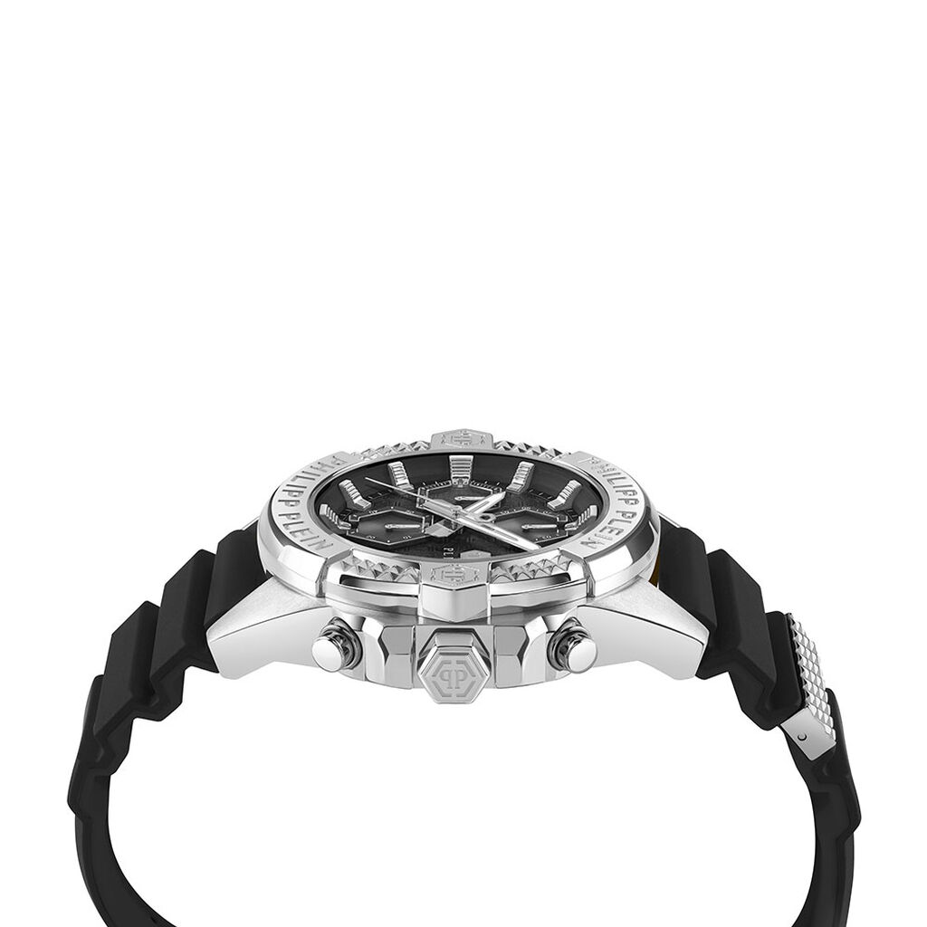 Montre Philipp Plein The $Kull Chrono Noir - Id&eacute;es cadeaux Homme | Histoire d&rsquo;Or