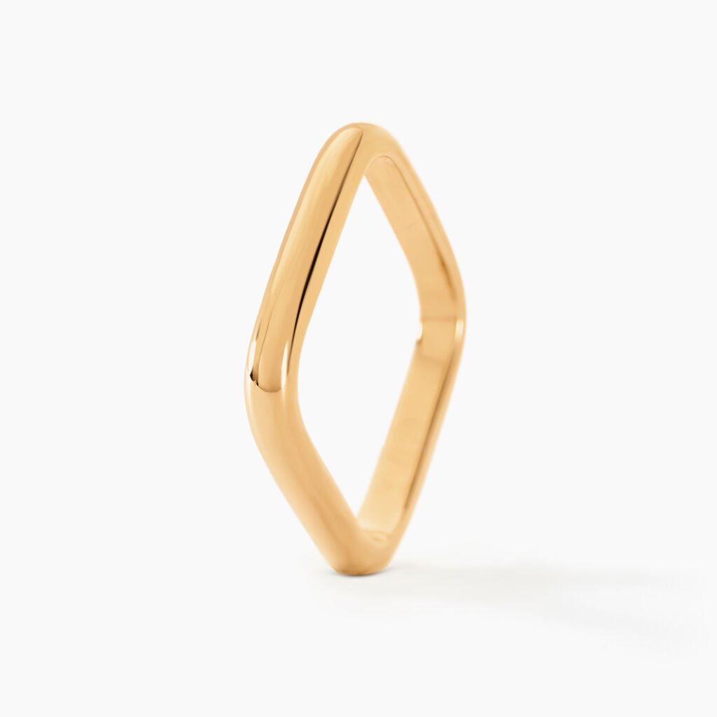 Bague Nelsie Plaqué Or Doré - Bagues fantaisie Femme | Histoire d’Or