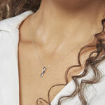 Collier Ligera Or Blanc Saphir Et Diamant - Colliers Femme | Histoire d&rsquo;Or