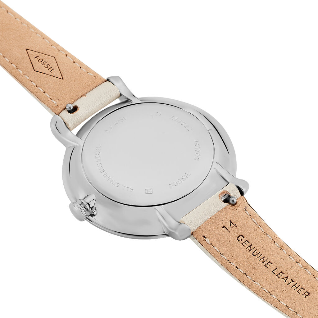 Montre Fossil Jacqueline Blanc - Montres Femme | Histoire d’Or