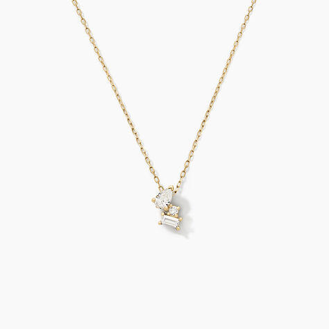Collier Ptolema Or Jaune Diamant Synthétique - Colliers Femme | Histoire d’Or