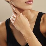 Bracelet Terrie Or Jaune Calcedoine Et Oxyde De Zirconium - Bracelets Femme | Histoire d&rsquo;Or