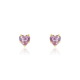 Boucles D'oreilles Puces Daria Or Jaune Oxyde - Clous d'oreilles Femme | Histoire d’Or