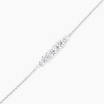 Bracelet Argent Blanc Precieux Flocon Oxyde De Zirconium - Bracelets Femme | Histoire d&rsquo;Or