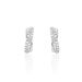 Boucles D'oreilles Puces Aglae Or Blanc Oxyde De Zirconium - Clous d'oreilles Femme | Histoire d’Or