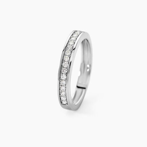 Alliance Dionysa Or Blanc Diamant - Alliances Femme | Histoire d&rsquo;Or