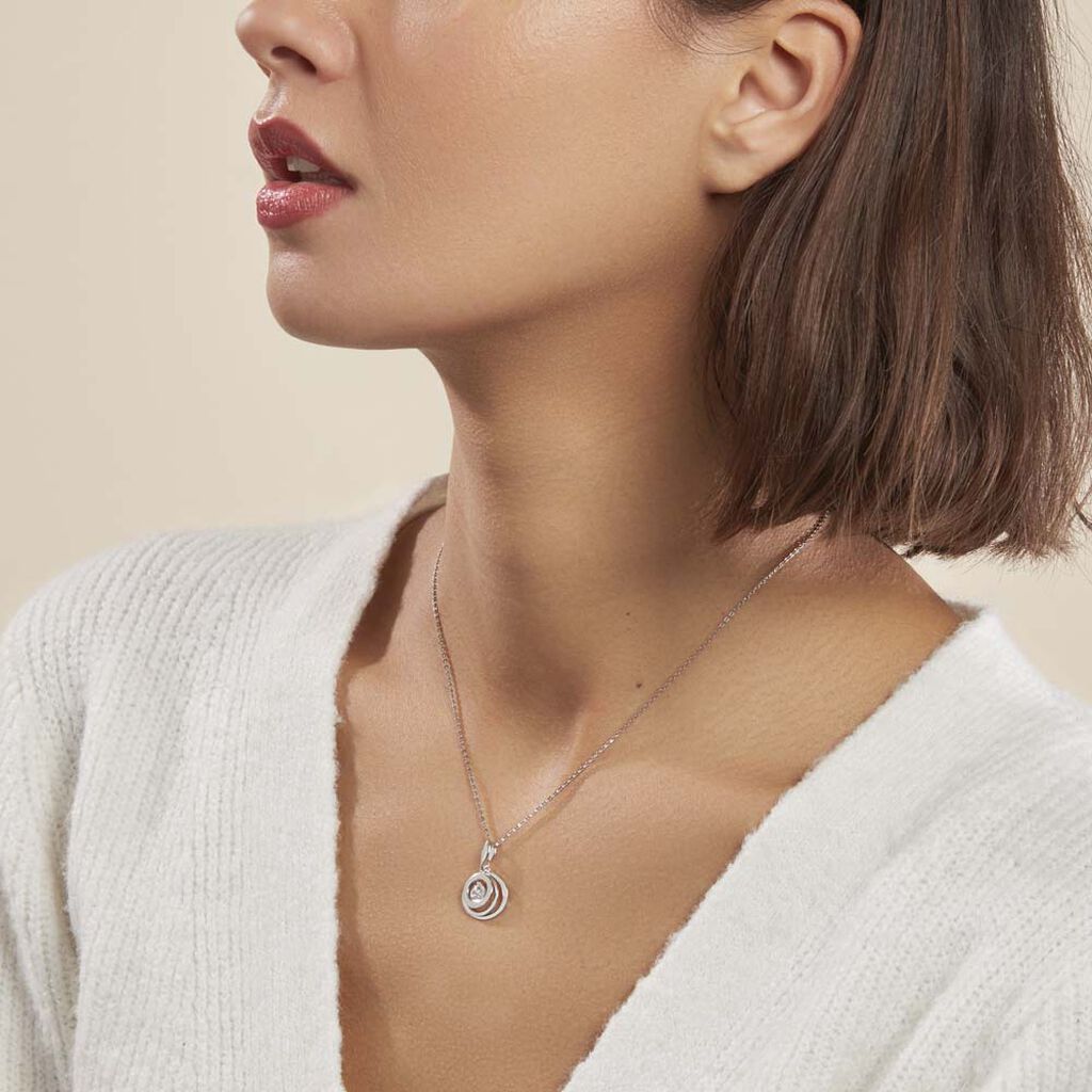 Collier Yoheved Argent Blanc Oxyde De Zirconium - Colliers fantaisie Femme | Histoire d’Or