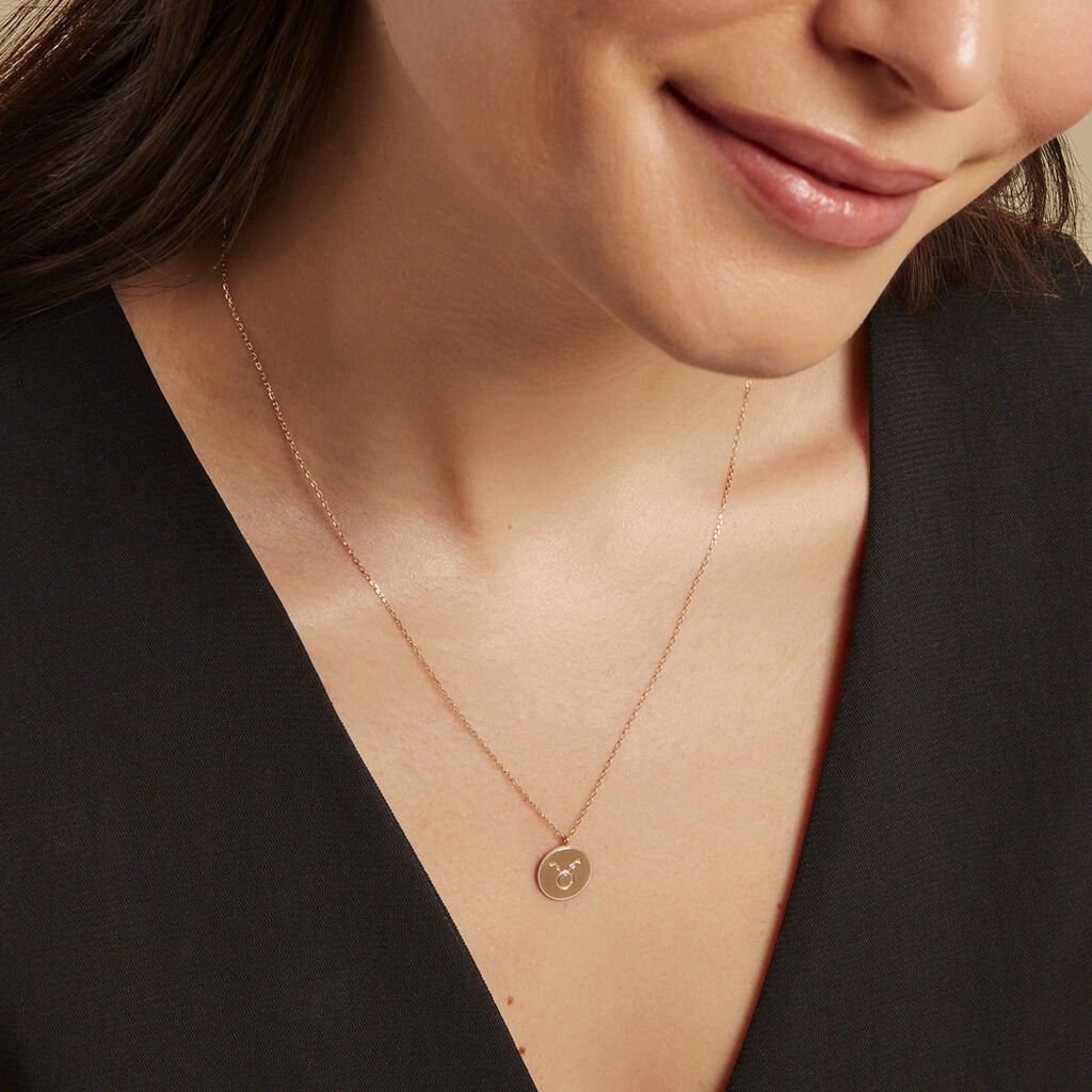 Collier Astrolae Or Jaune Diamant - Colliers Zodiaque Femme | Histoire d’Or