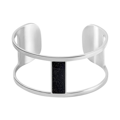 Bracelet Jonc Aness Acier Blanc - Bracelets joncs Femme | Histoire d&rsquo;Or