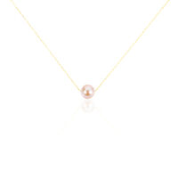 Collier Sissy Or Jaune Perle De Culture