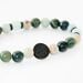 Bracelet Jourdan Yasur Acier Noir Quartz Amazonite - Bracelets Homme | Histoire d’Or