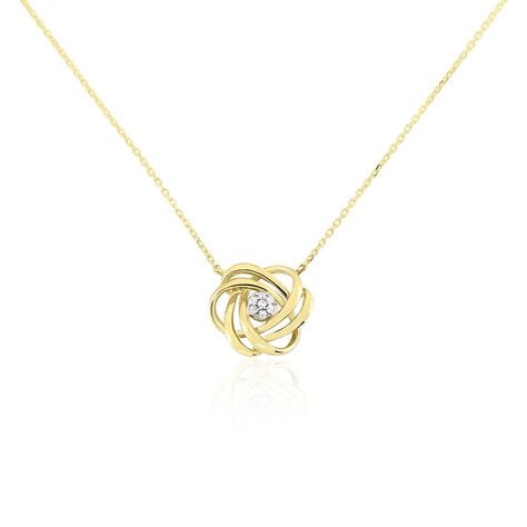 Collier Or Jaune Afua Diamants - Colliers Femme | Histoire d’Or