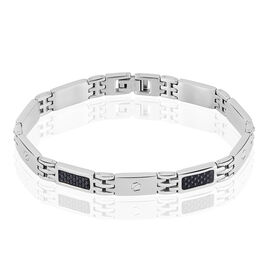 Bracelet Patrice Acier Blanc - Bracelets fantaisie Homme | Histoire d’Or