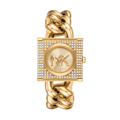 Montre Michael Kors Chain Lock Dor&eacute; - Montres Femme | Histoire d&rsquo;Or