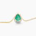 Collier Parry Or Jaune Emeraude Diamant - Colliers Femme | Histoire d’Or