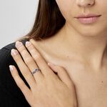 Bague Dimitria Or Blanc Saphir Et Diamant - Bagues avec pierre Femme | Histoire d&rsquo;Or