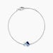 Bracelet Guillemette Argent Blanc Pierre D'imitation - Bracelets Femme | Histoire d’Or