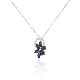 Collier Bouquet Or Blanc Saphir Diamant - Bijoux Femme | Histoire d’Or