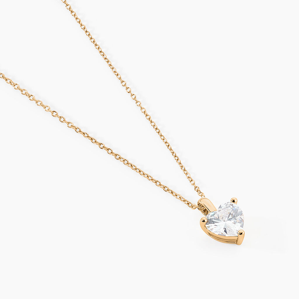 Collier Plaqu&eacute; Or Caner Oxydes De Zirconium - F&ecirc;te des m&egrave;res Femme | Histoire d&rsquo;Or